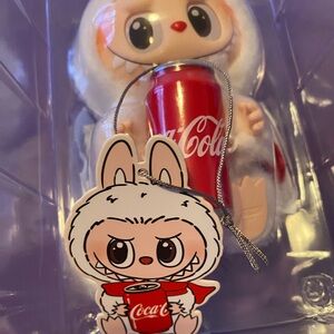 Coca-Cola Labubu Collectible with Red Can